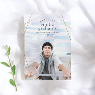 Géométrique   Faire-part d'obtention d'une licence