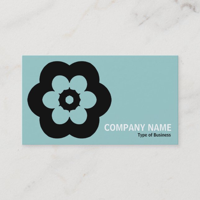 Geometropolis - 290514(3) - Light Blue Green Business Card (Front)