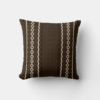 Geometry Africa Throw Pillow