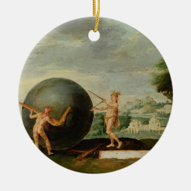 Geometry Ceramic Ornament (Front)