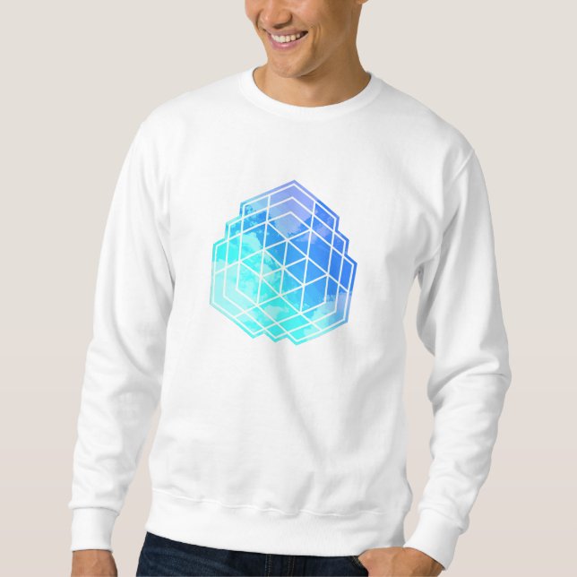 Geometry Clouds Sweatshirt (Front)