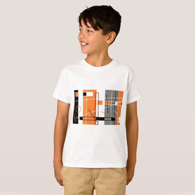Geometry inspiration Happy T-Shirt (Front Full)