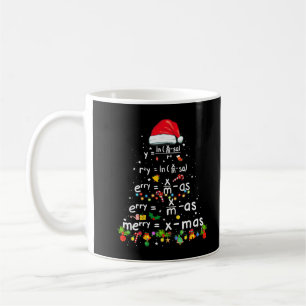 Geometry Math Science Teacher Xmas Tree Funny Chri Coffee Mug
