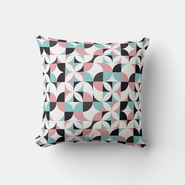 Geometry minimalistic seamless pattern throw pillow (Front)