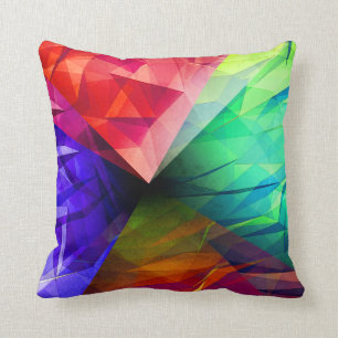 Geometry of Light Throw Pillow