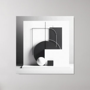 Geometry of Refined Presence Canvas Print
