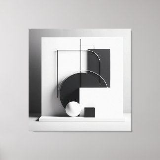 Geometry of Refined Presence Canvas Print