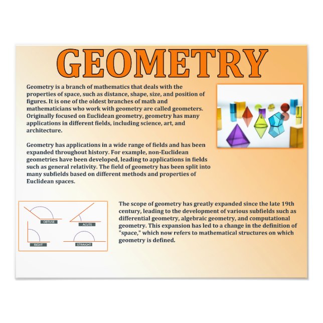 Geometry Photo Print (Front)
