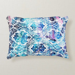 Geometry repeat pattern with texture backgroundabs accent pillow