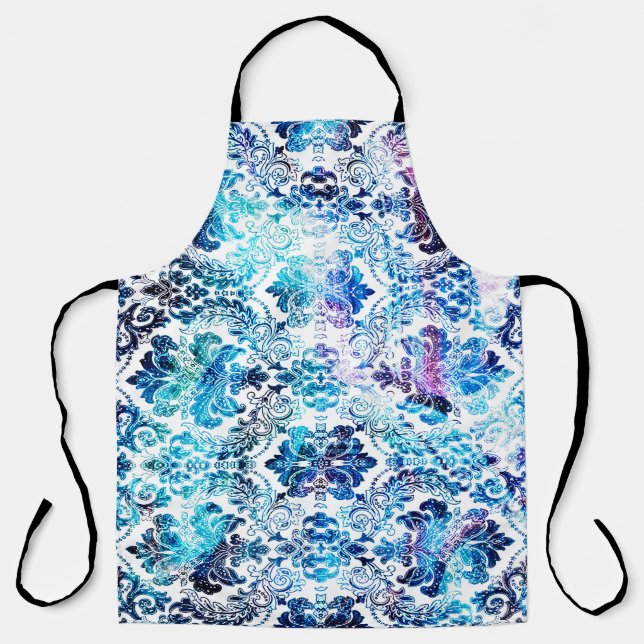 Geometry repeat pattern with texture backgroundabs apron (Front)
