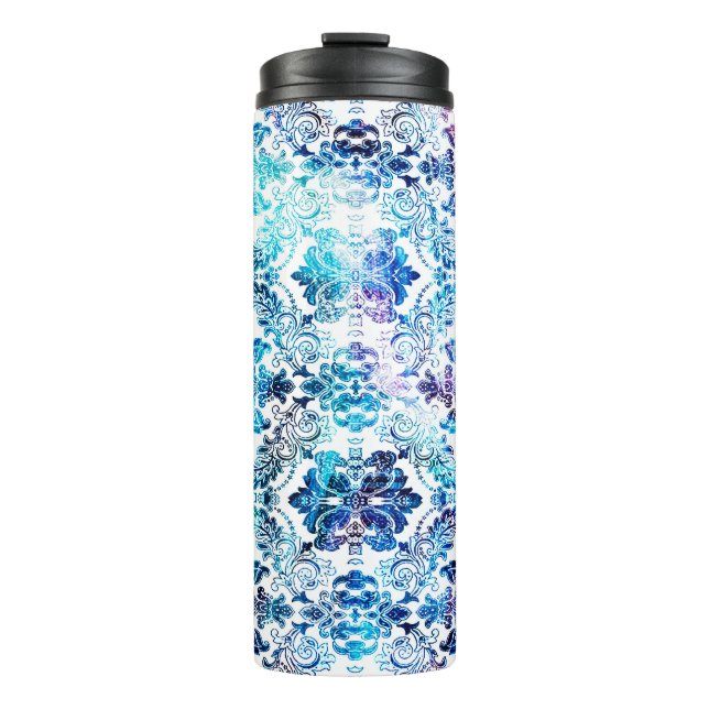 Geometry repeat pattern with texture backgroundabs thermal tumbler (Front)