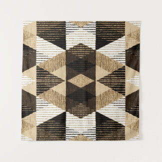 Geometry Repeat: Textured Background Design Tapestry