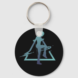 Geometry Rope Jumping Keychain