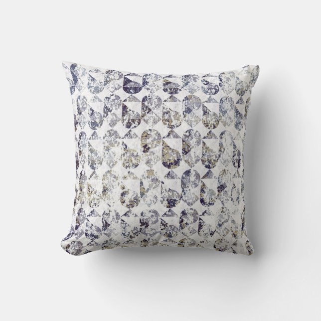 Geometry texture repeat classic patternabstract,ar throw pillow (Front)