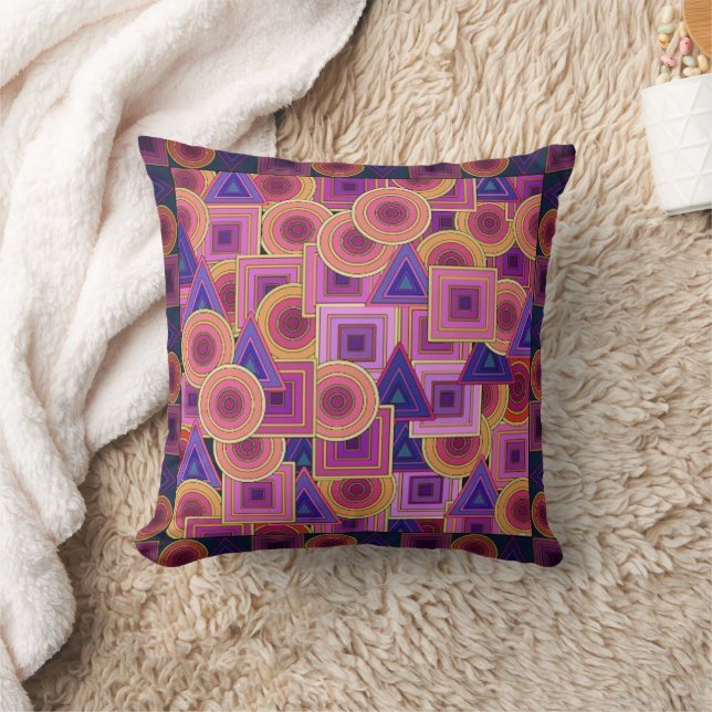 Geometry Throw Pillow (Blanket)
