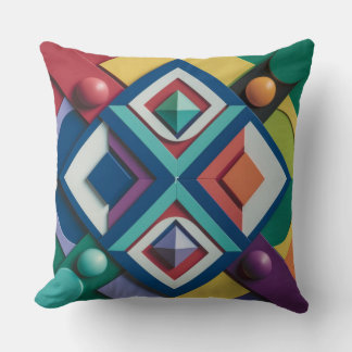 Geometry Throw Pillow