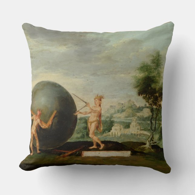 Geometry Throw Pillow (Front)