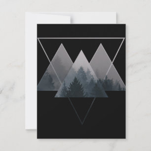 Geometry Triangles Misty Fores Save The Date