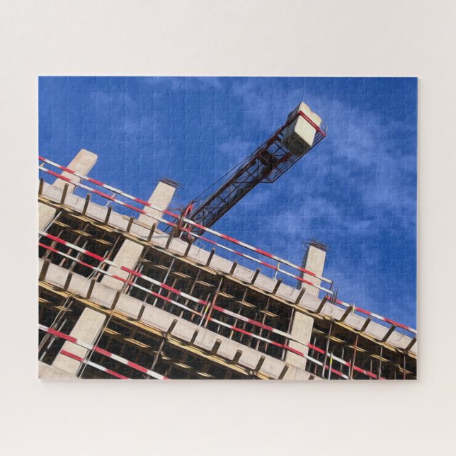 Geometry up in the air jigsaw puzzle (Horizontal)