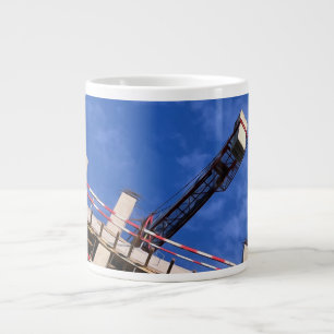 Geometry up in the air large coffee mug