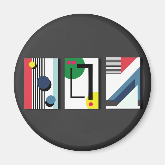 Geometryabstrakt Magnet (Front)