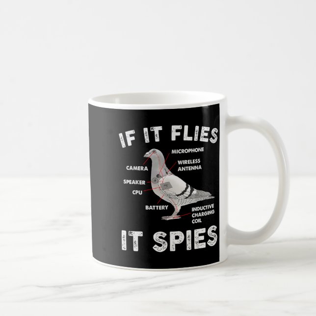 Geon If It Flies Ses Geon Anatomy Theory Bird Love Coffee Mug (Right)
