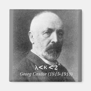 Georg Cantor, the continuum hypothesis Magnet