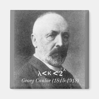 Georg Cantor, the continuum hypothesis Magnet