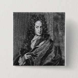 Georg Ernest Stahl 2 Inch Square Button