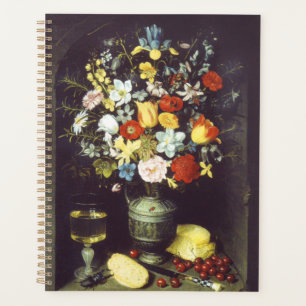 Georg Flegel  Big piece of flowers (in niche)    Planner