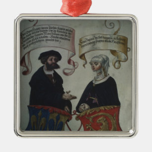 Georg Fugger his wife Regina Imhoff, 'Geheim Metal Ornament