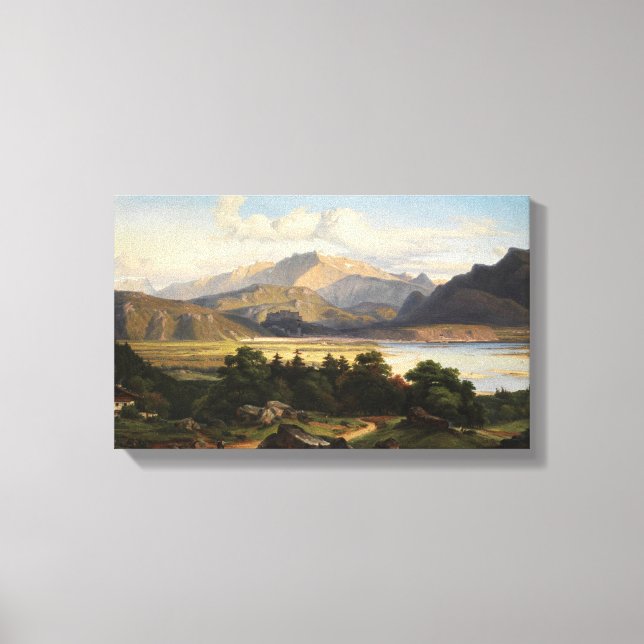 Georg heinrich crola paintings canvas print (Front)
