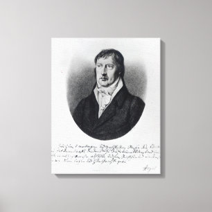 Georg Wilhelm Friedrich Hegel Canvas Print