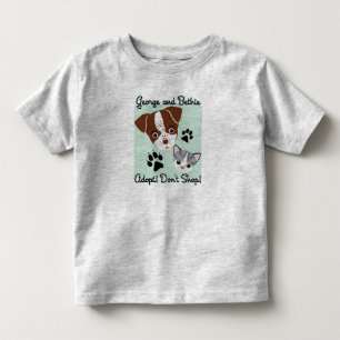 George and Bethie: Adopt! Don't Shop! Toddler T-shirt
