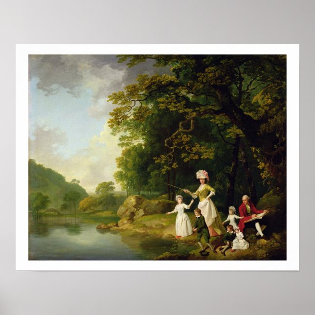 George and Mary Browne with their Five Elder Child Poster (Front)