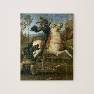 George and the Dragon (by Raphael) Jigsaw Puzzle