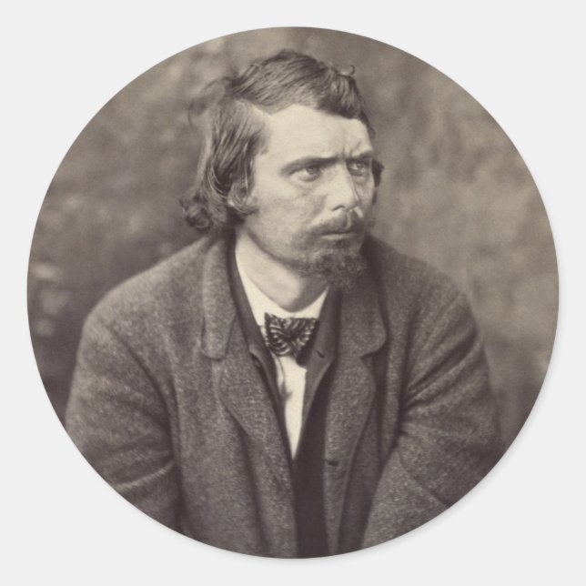 George Atzerodt Lincoln Assassination Conspirator Classic Round Sticker (Front)