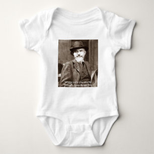 George B Shaw "Family/Heaven" Wisdom Quote Gifts Baby Bodysuit