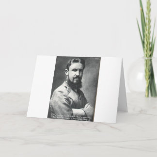 George B Shaw Quarrel/Breeding Wisdom Quote Gifts Card