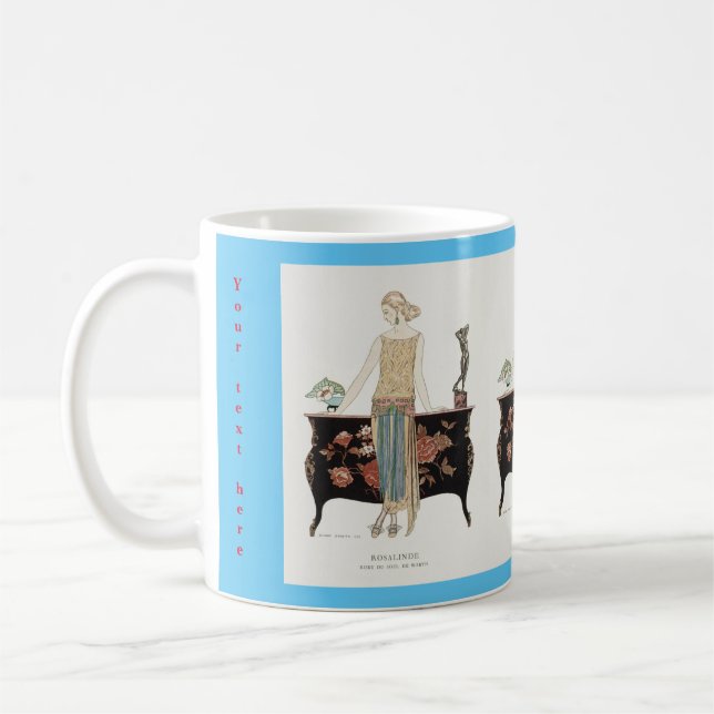 George Barbier Art Deco Coffee Mug (Left)