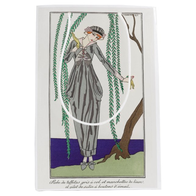 George Barbier, Art Deco Medium Gift Bag (Front)