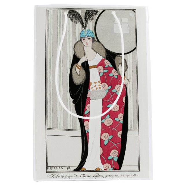 George Barbier, Art Deco Medium Gift Bag (Front)