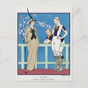 George Barbier, Art Deco Postcard