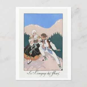 George Barbier, Art Deco Postcard