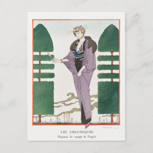 George Barbier, Art Deco Postcard