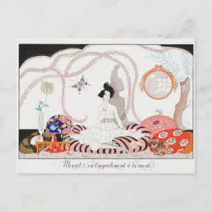 George Barbier, Art Deco Postcard