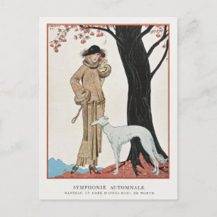 George Barbier, Art Deco Postcard