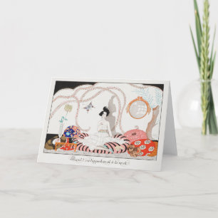 George Barbier, Art Deco Thank You Card