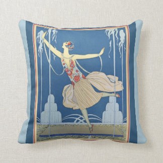 George Barbier Art Deco Throw Pillow