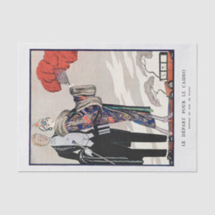 George Barbier, Art Deco Tissue Paper